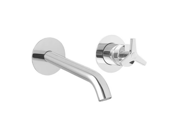 TOMEO 6320410T - 2 hole single handle wall-mounted washbasin mixer by QD Magistro Lab - view 2